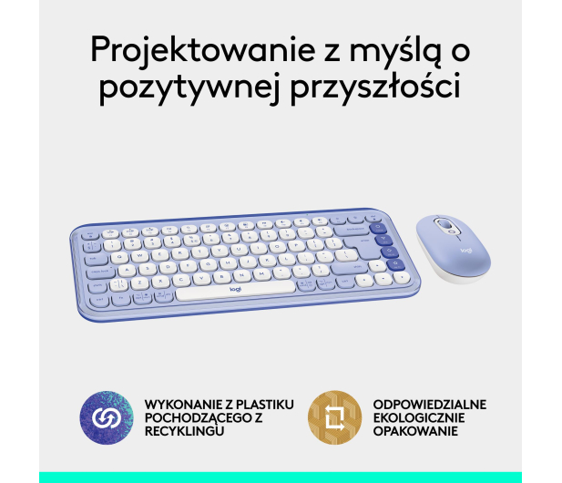 Logitech POP ICON Combo lilac - 1276190 - zdjęcie 15